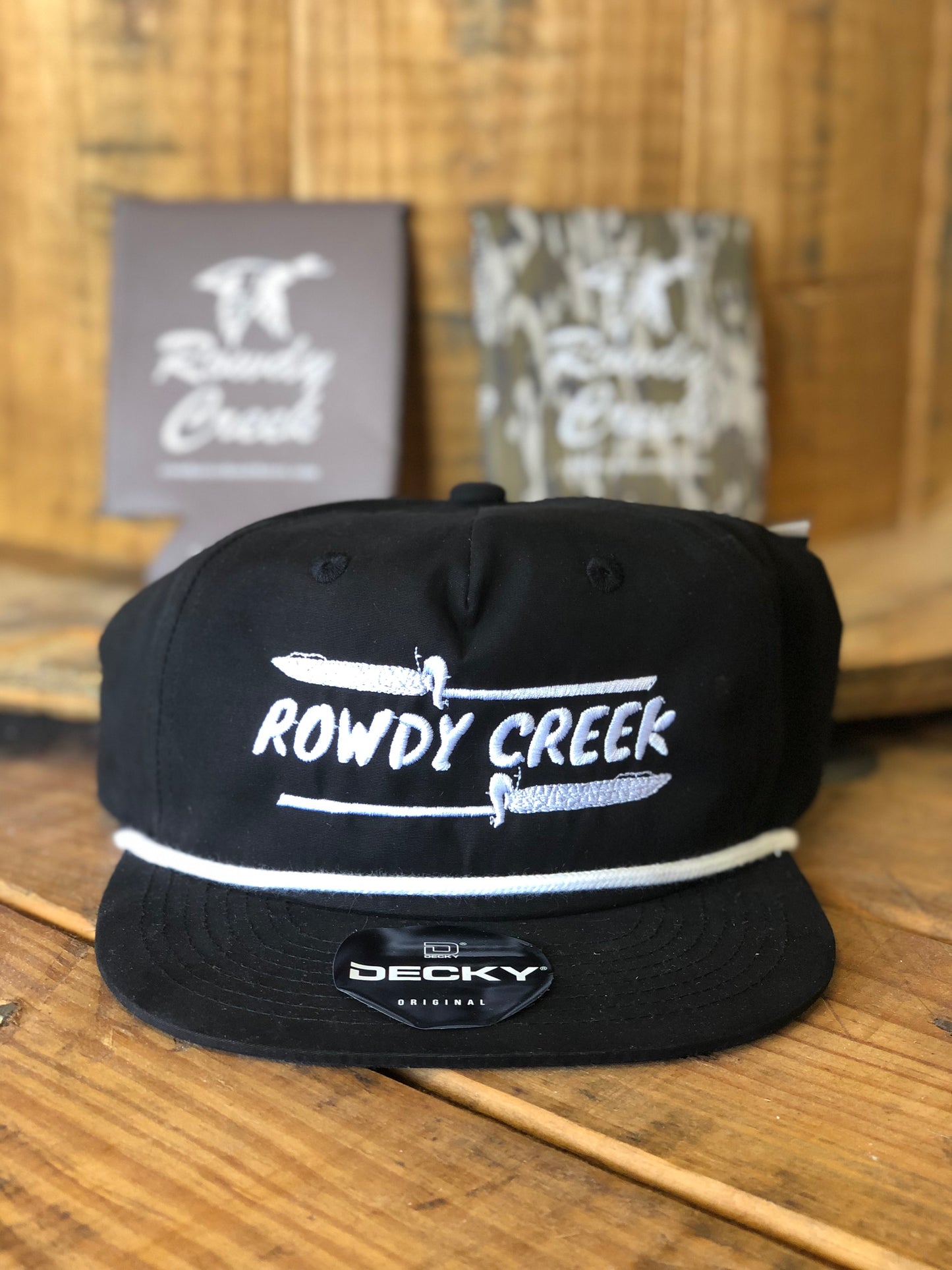 Black/White Rope hat