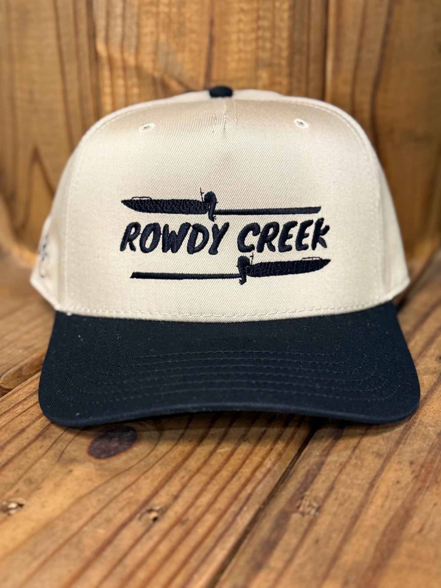 Tan/Black Old school hat