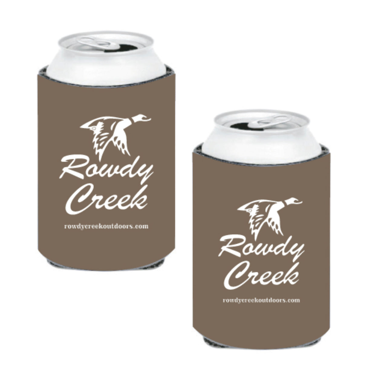 Solid Brown Koozies