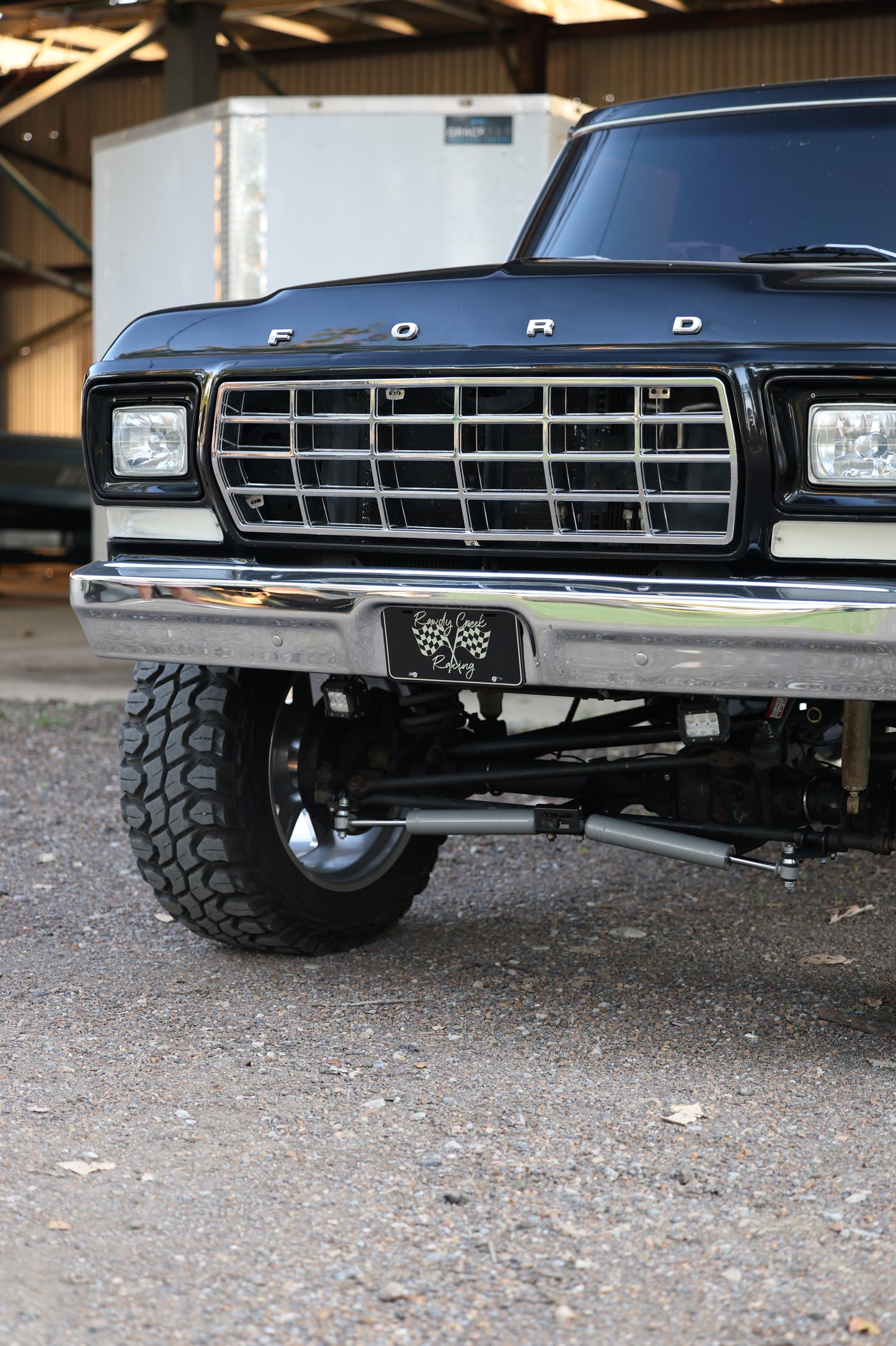 Black/Tan RC racing license plate