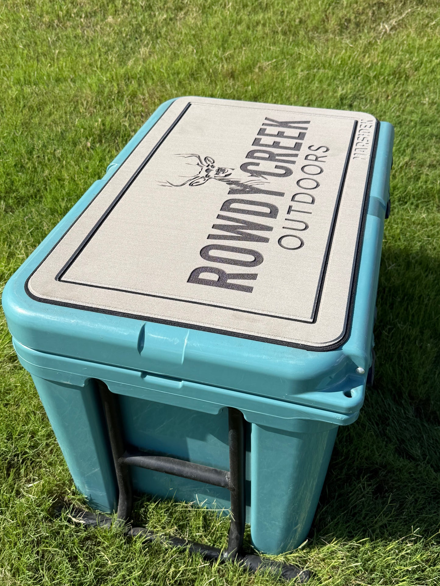 Deer Yeti cooler turf