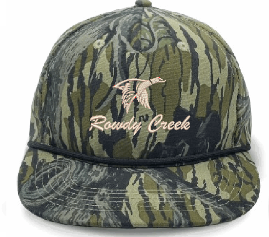 Mossy Oak Greenleaf Rope Trucker Hat (Original Baywreckers Logo)