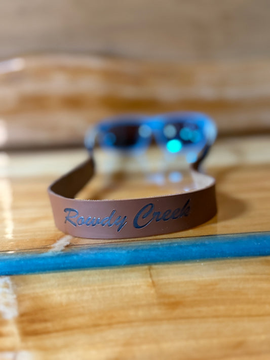 Leather sun glasses strap