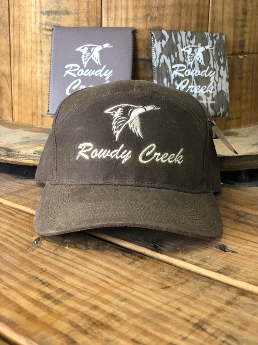 Brown Duck Logo Canvas Hat