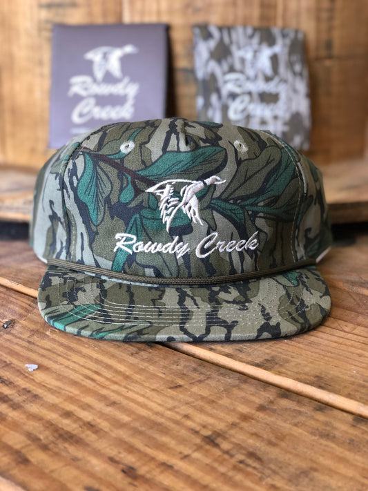 Green Leaf duck rope hat