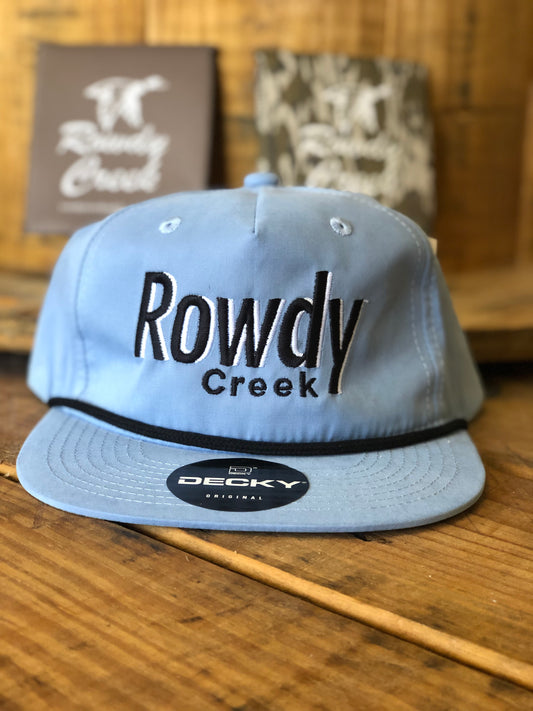 Powder Blue rope hat