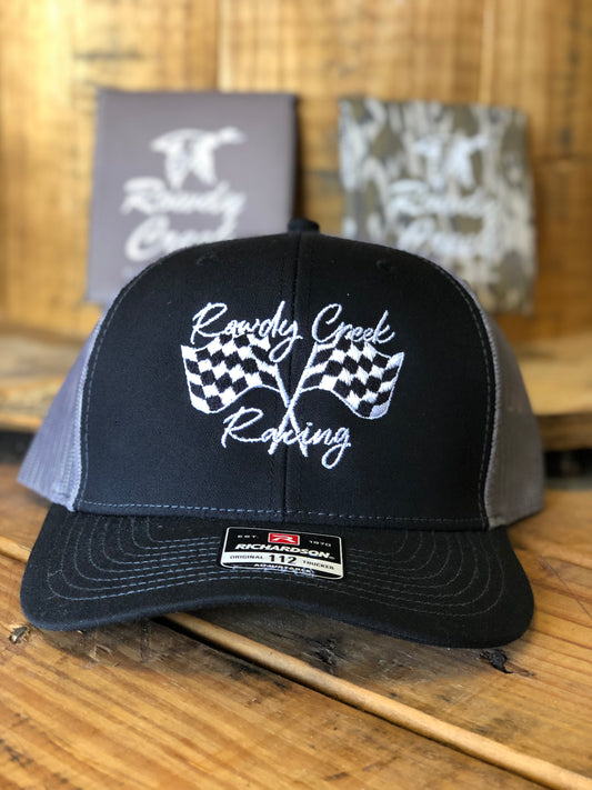 Black Grey Racing hat