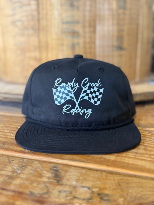 Black RC racing rope hat