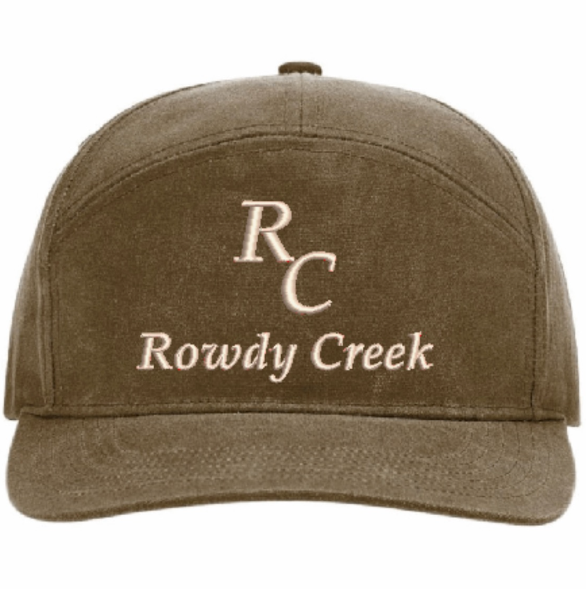 Brown RC Logo Canvas Hat